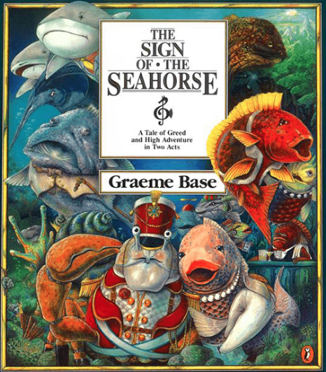 graeme base, sign of the seahorse